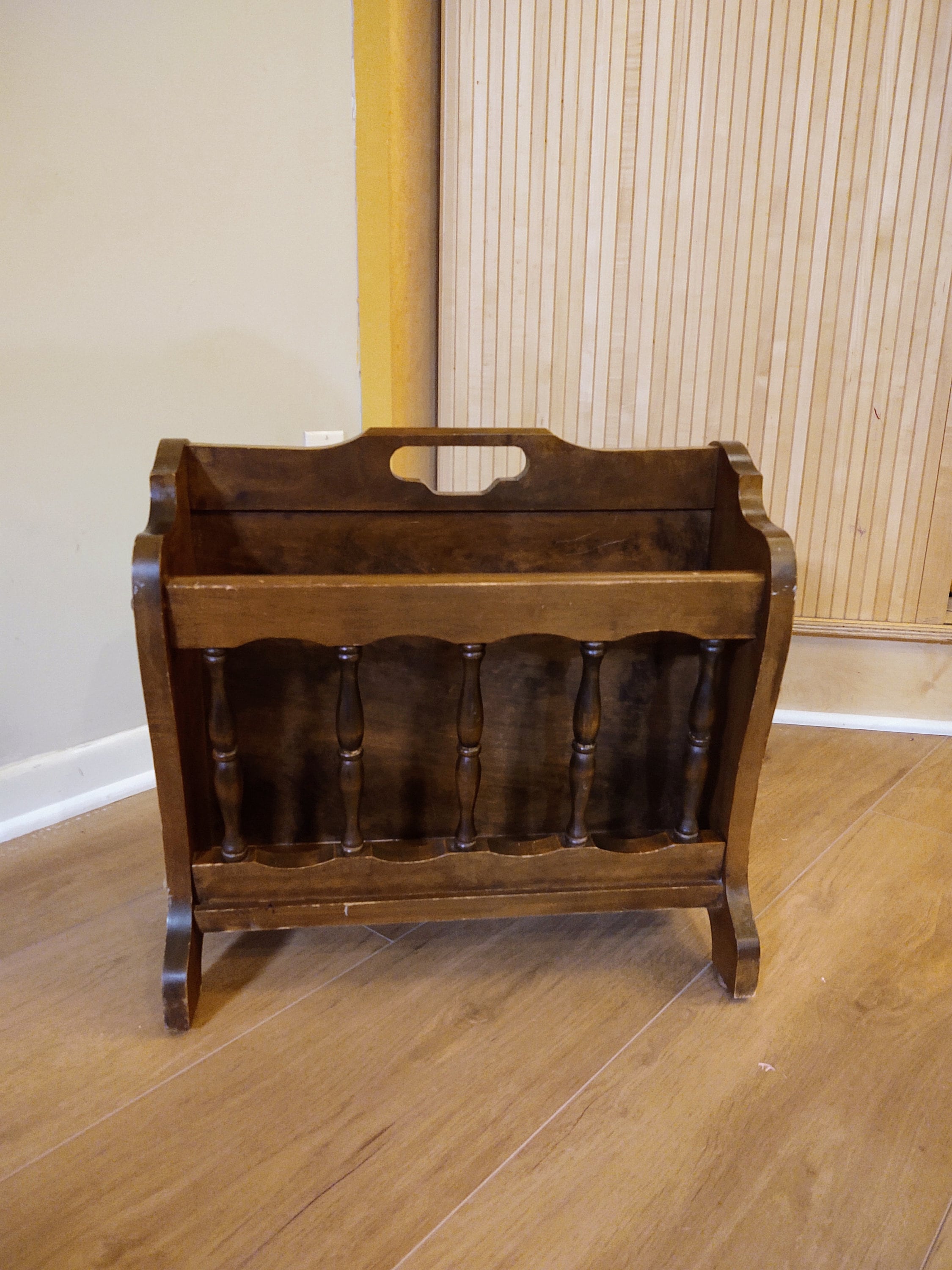 Leick Furniture Mid Century Magazine Rack - Etsy