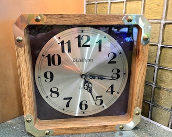 Vintage Waltham Spartus Quartz Wall Clock