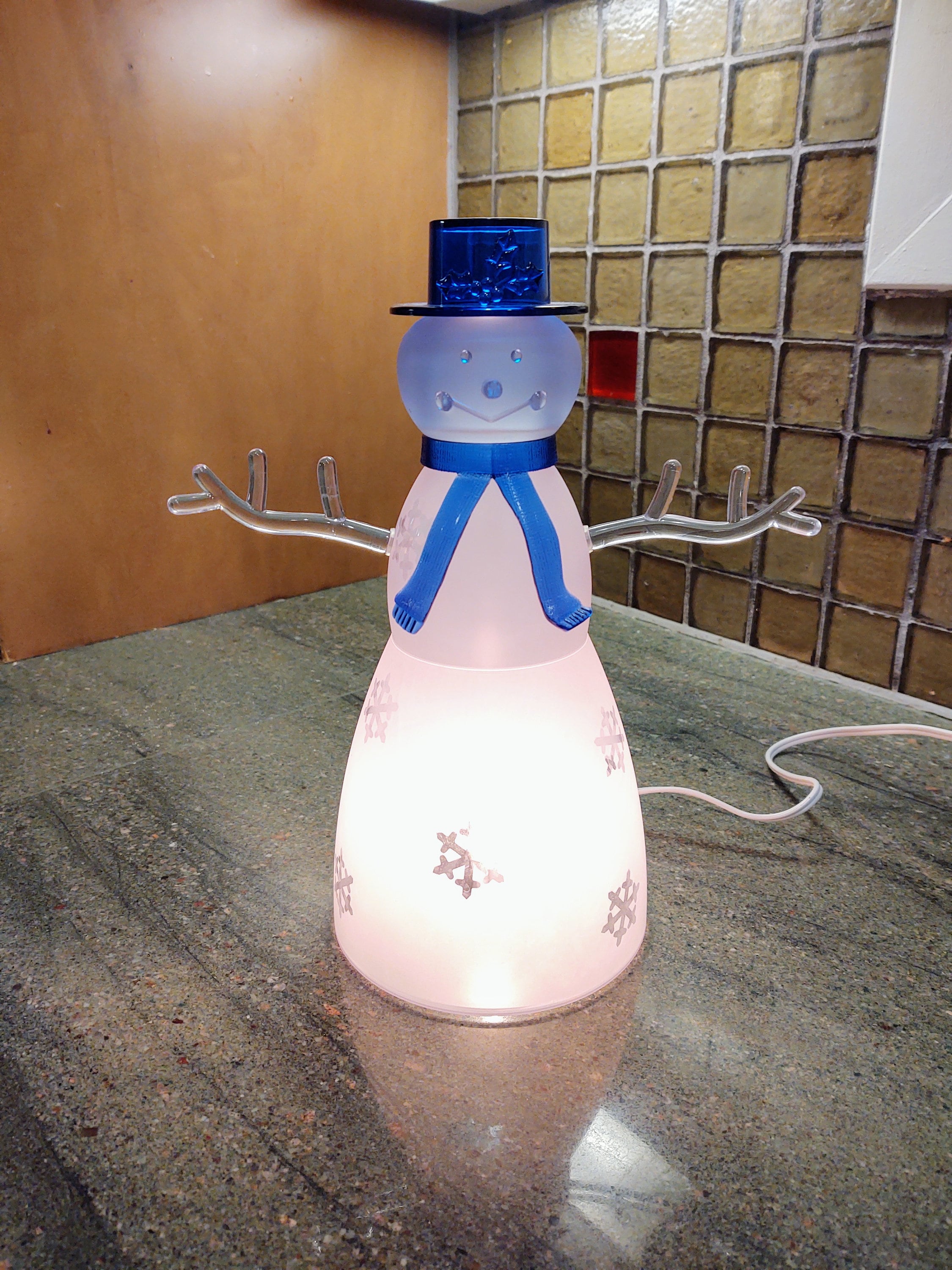 Vintage Avon Gift Collection Brilliant Snowman Lamp - Etsy