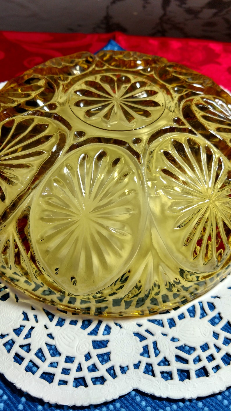 Vintage Amber Depression Glass Bowls 3 Etsy