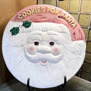 Keramik Cookie für Weihnachtsmann Teller