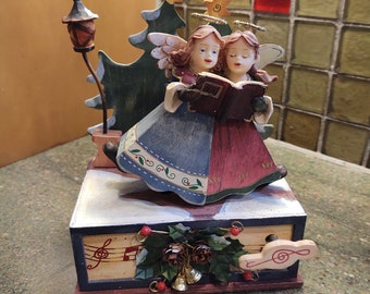 Vintage St Nicholas Square Motion Musical Box