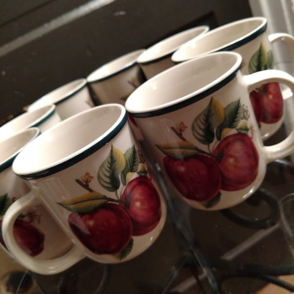 Vintage China Pearl Casuals Mugs