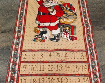 Handmade Quilted Countdown To Christmas