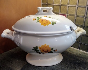 Vintage Porcelain Soup Tureen