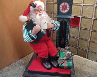 Vintage Illuminated Musical Santa Claus