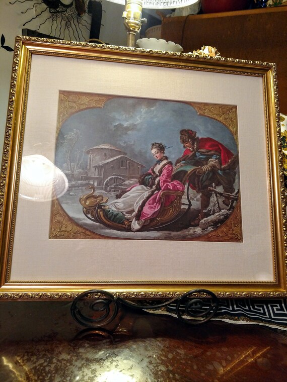 Francois Boucher The Four Seasons Collection Framed Art - 
