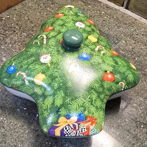 Porcelain Christmas Tree Candy Dish