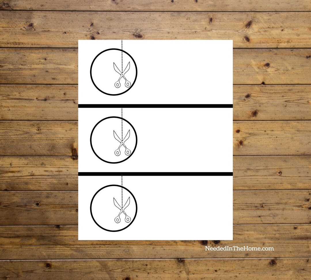 Printable Blank Door Hangers / Printable Doorhangers / Printable Blank Door Knob Hangers