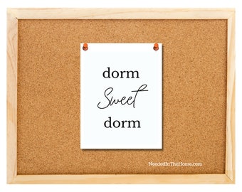 Dorm Room Printable - Dorm Sweet Dorm - Dorm Room Decor - Dorm Decor - College Dorm Decor - Dorm Wall Art - Dorm Art - Printable Dorm Decor