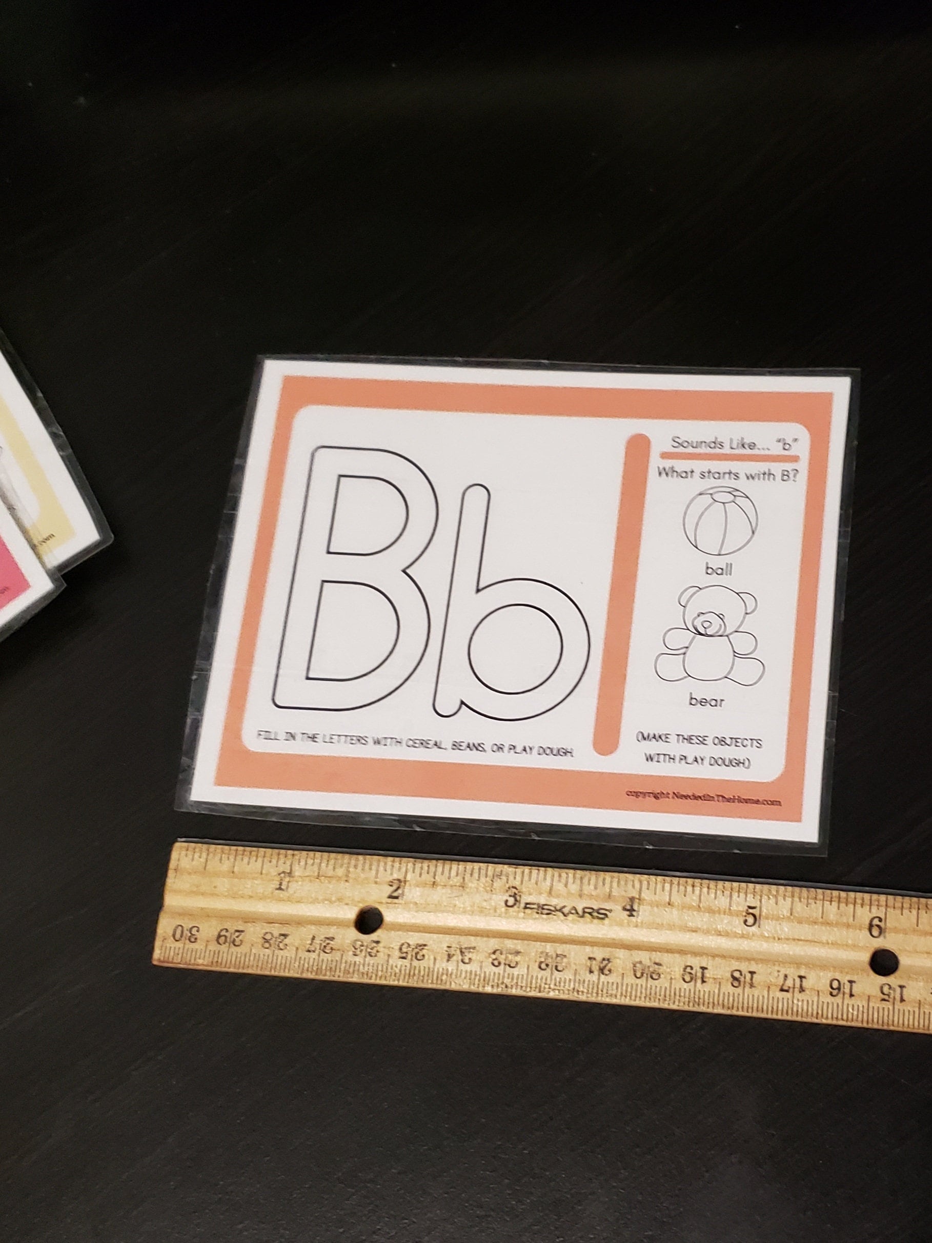 ABC Letter Learning Visual Cards / Alphabet Flash Cards - Etsy