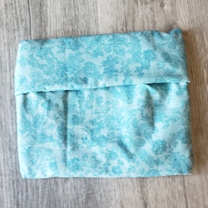 Large Baked Potato Bag / Microwavable Potato Bag / Spud Bag / Potato Pouch / Home Gift / Graduation Gift / Microwave Cooker / Blue Floral