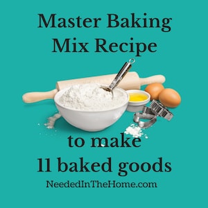 Mastermix Recept Basis voor Koekjes Pannenkoeken Wafels Muffins Peperkoek Havermoutkoekjes Druppelkoekjes Koffiecake Quiche zonder korst