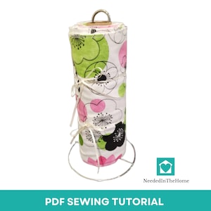 Tutorial de costura para toalhas sem papel, como costurar toalhas sem papel, padrão de costura, tutorial passo a passo incluído, download instantâneo em PDF