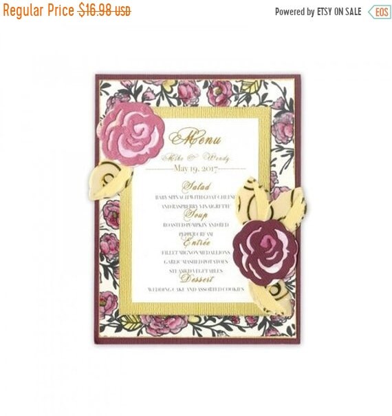 Sizzix Impresslits Embossing Folder Garden Frame by Courtney Chilson 661955