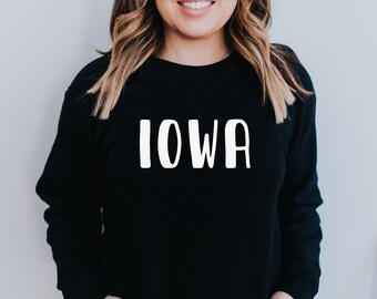 Iowa State Crewneck Sweatshirt: Iowa Clothing Gift