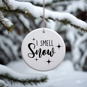Gilmore Ornament I Smell Snow Ornament Gilmore Christmas Gifts Best Friend Christmas Ornaments Funny Gilmore Ornament