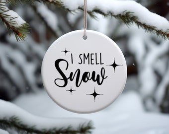 Gilmore Ornament I Smell Snow Ornament Gilmore Christmas Gifts Best Friend Christmas Ornaments Funny Gilmore Ornament