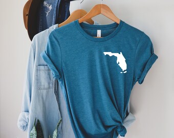 Florida camiseta Florida State Shirt Florida TShirt Florida Gift Idea State of Florida Camisa Florida Camiseta de vacaciones de Florida