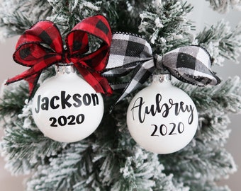 Personalized Custom Name Ornament Gift Personalized Christmas Ornament Kids Ornament Christmas Gift Holiday Gift Farmhouse Ornament