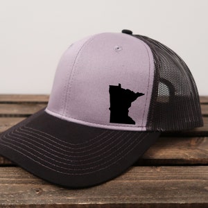 Minnesota State Hat Minnesota Hat Minnesota Unisex Hat Trucker Hat State of Minnesota Gift Minnesota Apparel Minnesota Women&#39;s Hat Men&#39;s Hat