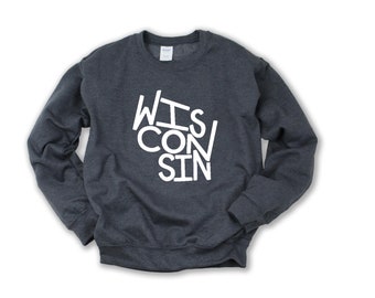 Wisconsin State Pride Crewneck Sweatshirt