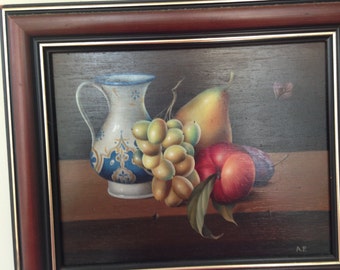 original oil painting - still life