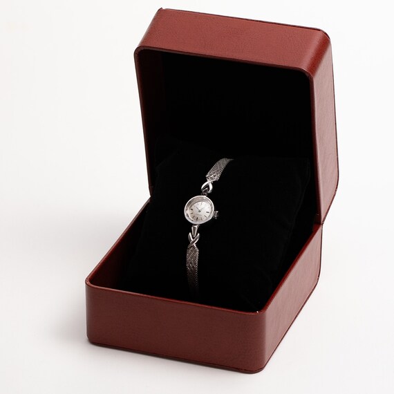Omega Ladymatic Automatic Silver Cocktail Ladies Vintage Watch Champagne 18 mm