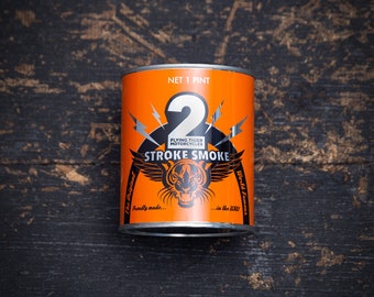 2 Stroke Smoke Scented Candle Motorcycle Gifts for Him Her