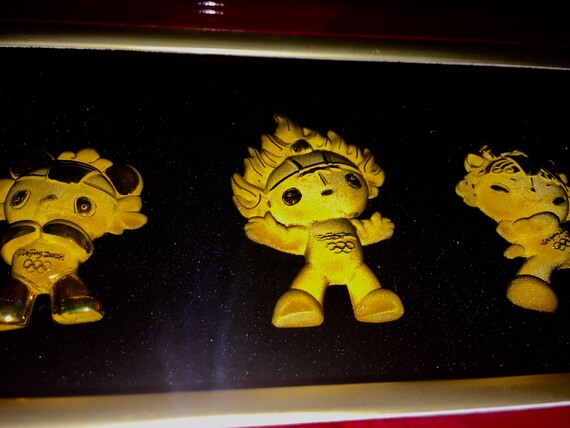 Official License Limited Numbered China Gold Foil Fuwa