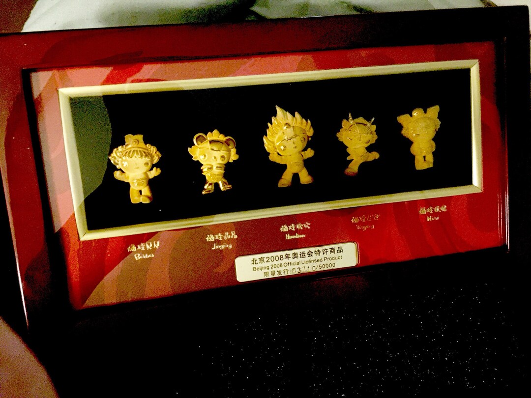 Pekingese88★ページ Collectable Beijing Olympics 2008 Plush Doll Set Of 5