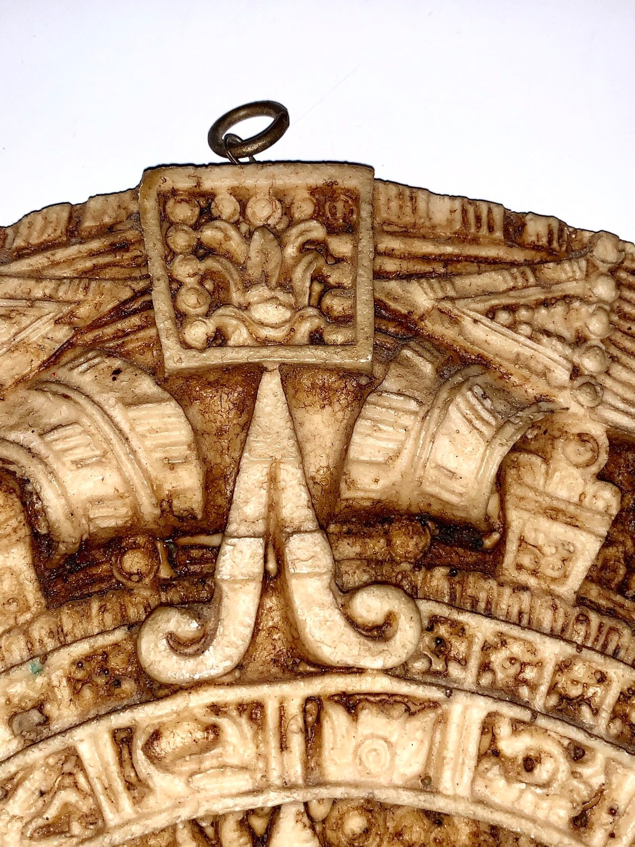 Vintage Aztec Sun Calendar Mexico Wall Hanging Indian Predictions Altar ...