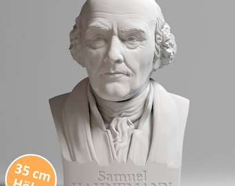Samuel Hahnemann 35 cm bust - Busts with personality