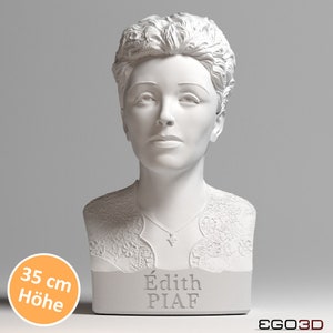 Edith Piaf 35 cm bust - BUSTS WITH PERSONALITY