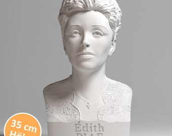 Edith Piaf 35 cm Büste - BÜSTEN MIT PERSÖNLICHKEIT