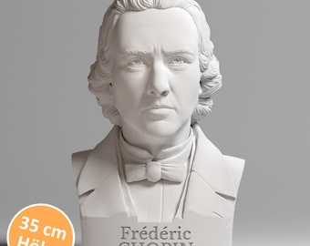 Chopin buste 35 cm - BUSTES MET PERSOONLIJKHEID