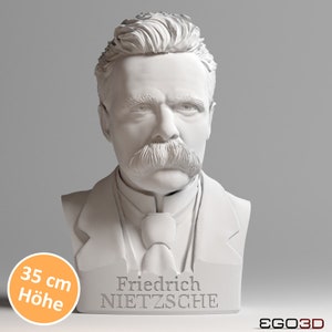 Friedrich Nietzsche 35 cm bust - Busts with personality