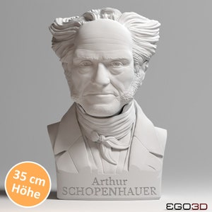 Arthur Schopenhauer 35 cm bust - Busts with personality