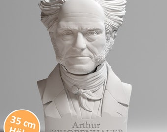 Arthur Schopenhauer 35 cm Büste - BÜSTEN MIT PERSÖNLICHKEIT