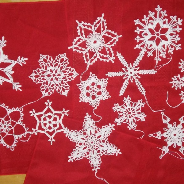 Hand Crocheted Snowflakes