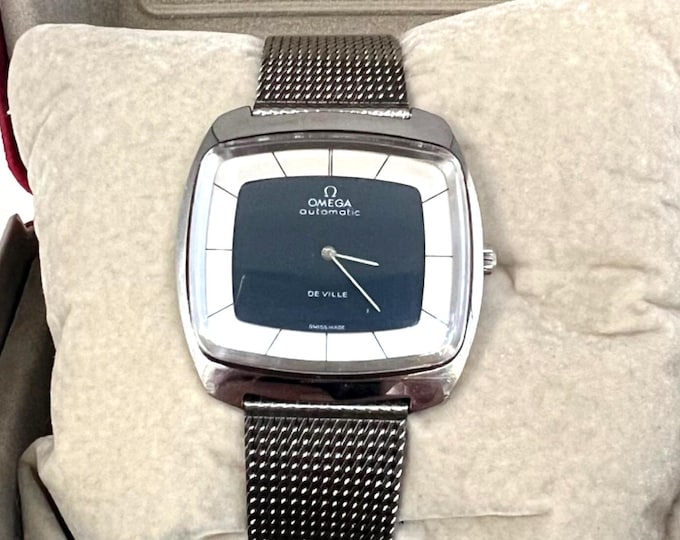 Featured listing image: Omega TV Dial Automatic De Vılle Watch Ref 155.003