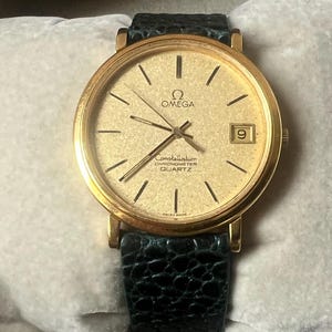 Omega Constellation Chronometer Quartz Date Watch Ref:198.0126