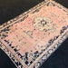 Michael Whitaker reviewed Low Pile Oushak Rug,Vintage Rug,Pink Blue Rug,Turkish Rug, Bohemian Rug,Distressed Rug,3'9"x6'8".FREE SHIPPING!Handmade Rug,Home Living Rug,