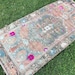 mica reviewed 2’8x5’9”.Low Pile Oushak Rug.salon rug,Lowpile Vintage rug,Turkish vintage rug,Turkish rug,Vintage Oushak rug,decoration rug,Area rug.