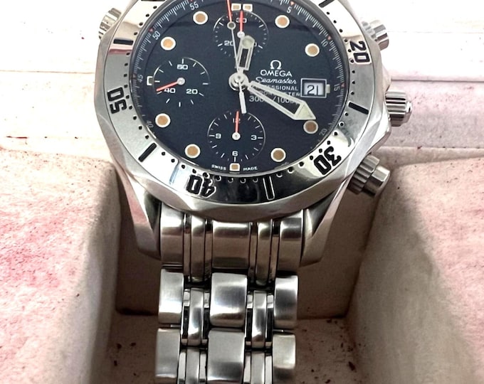 Featured listing image: Vintage Watch Omega Seamaster Professional Chronometer 300m/1000 Ref :25988000