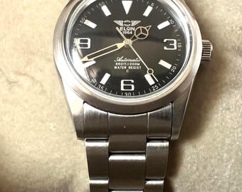 Elgin Automatic Watch FK-979-C 35 Mm Wrist Watch - Etsy