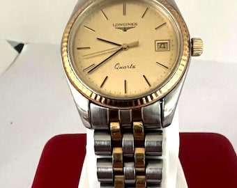 Reloj de cuarzo Longines vintage para hombre. Ref.: L156.4