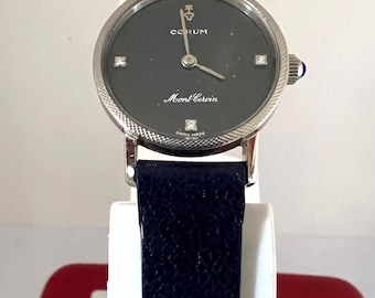 Vintage Corum Mont-Cerwin semiautomatic Lady Watch Ref 37A029