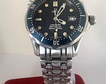 Omega Seamaster Professional 300m Watch 196.1502 James Bond 36 mm Quartz