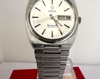 Omega Seamaster Automatic Vintage Watch White Dial Ref:166.0210